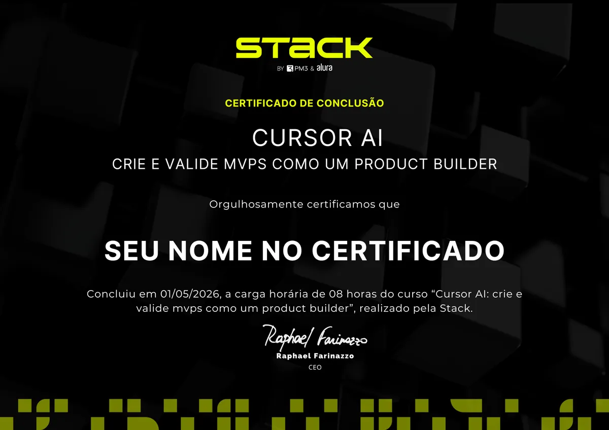 Certificado Cursor AI