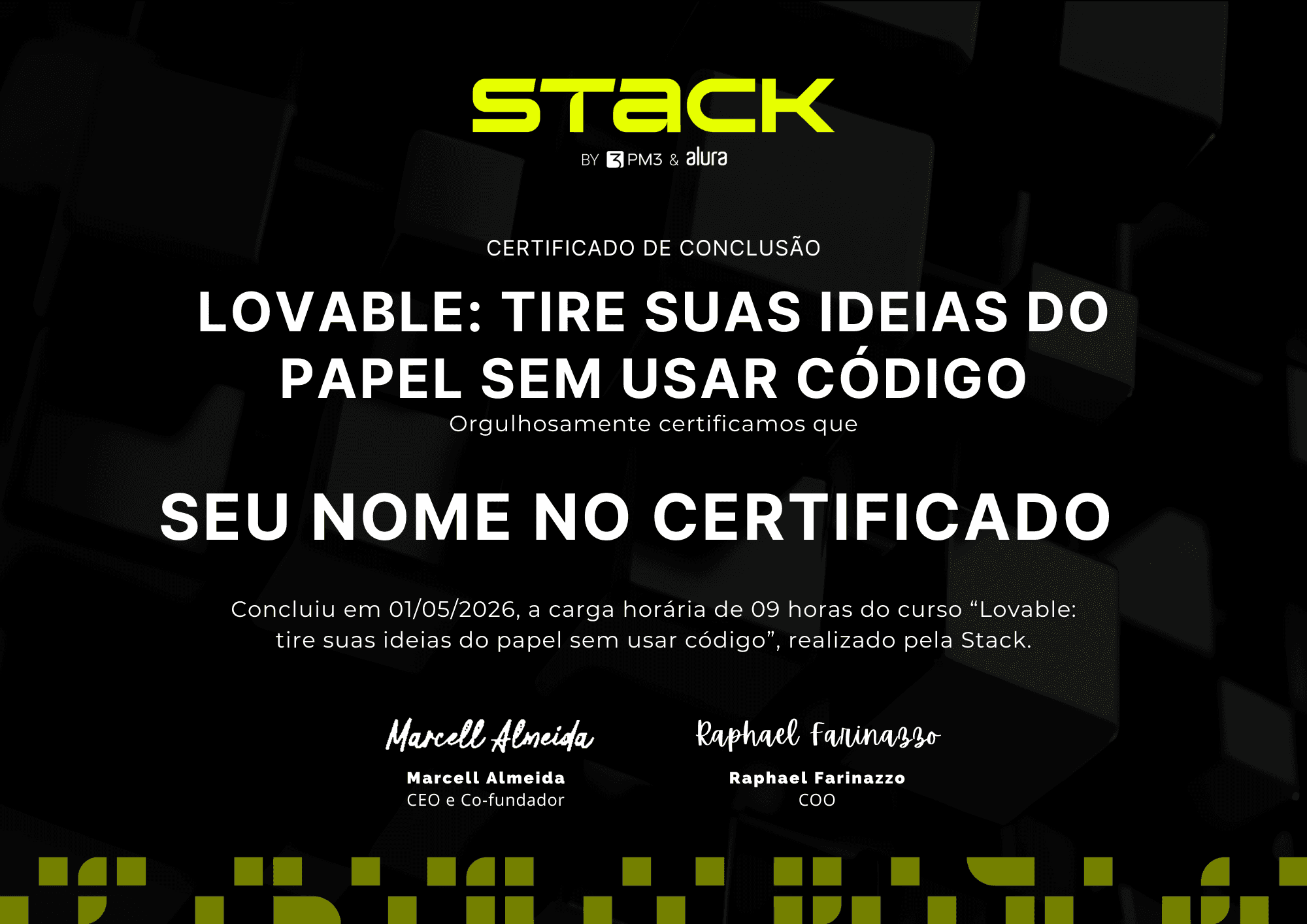 Certificado Lovable